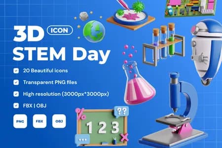 3D素材科学技术STEM