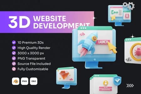 3D素材发展Web开发