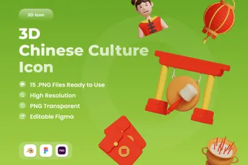 3D免扣素材宗教中国